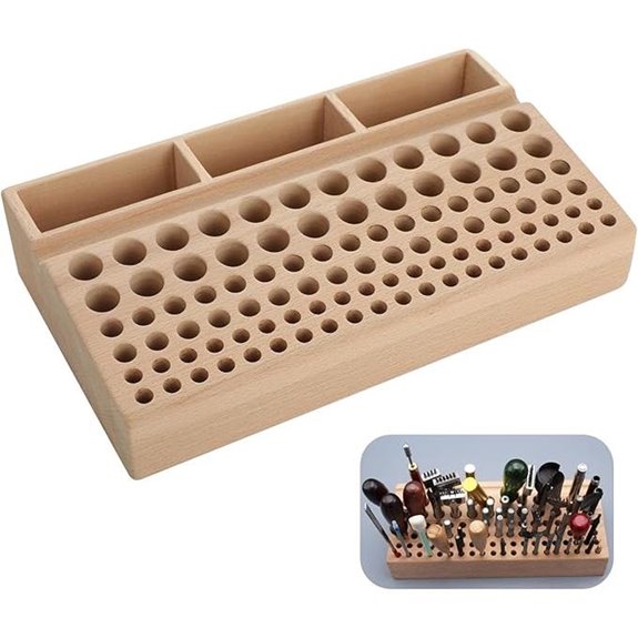 Joyibay Leather Craft Tool Organizer with 98 Holes