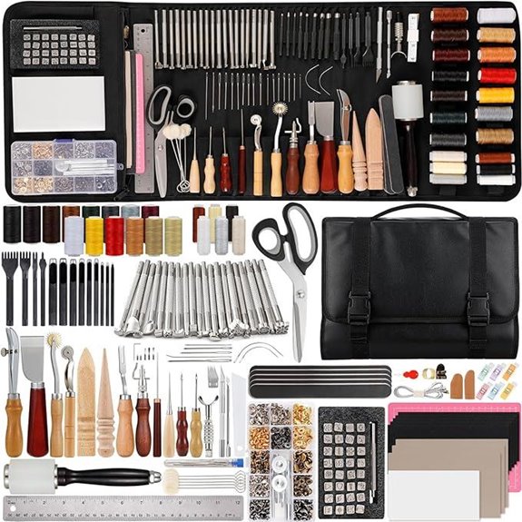 Nicpro Leather Tooling Kit with Storage Case