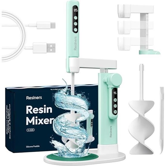 Resiners Epoxy Resin Mixer with LED Screen