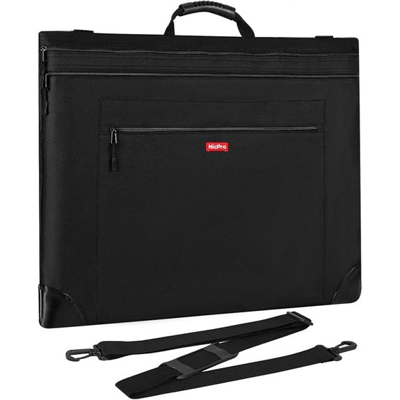 Nicpro Lightweight Art Portfolio Bag with Shoulder Strap