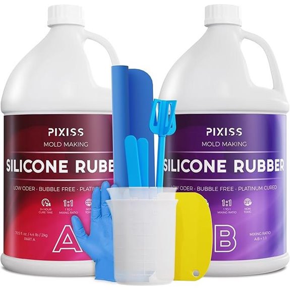 Silicone Mold Making Kit 4kg Liquid Rubber