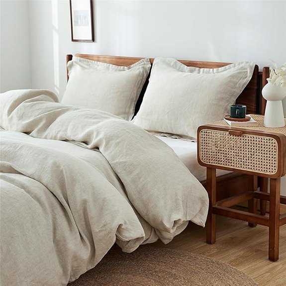 Simple&Opulence Linen Duvet Cover Set King
