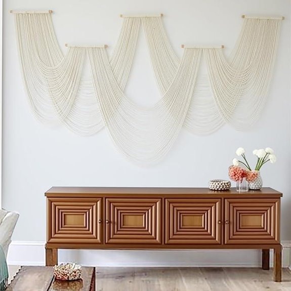 IOWER Macrame Wall Hanging Decor for Living Room