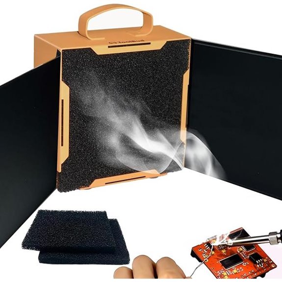 ToolBud Solder Fume Extractor with Magnetic Flaps