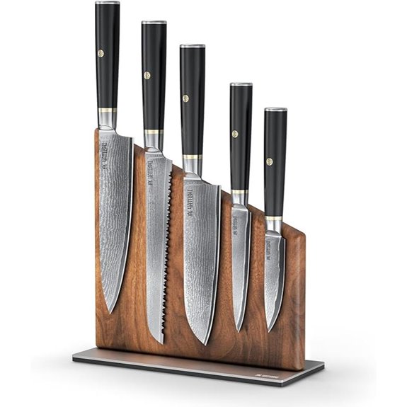 Yatoshi Magnetic Kitchen Knife Set with VG-10 Steel