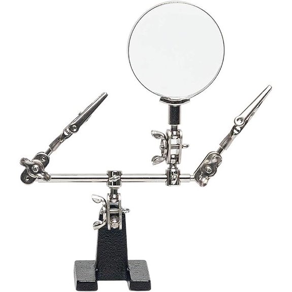 AORAEM Helping Hands Magnifier with Alligator Clips