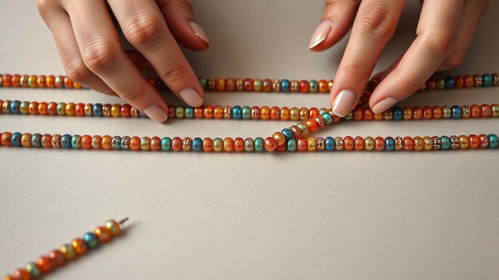 maintain bead alignment consistently