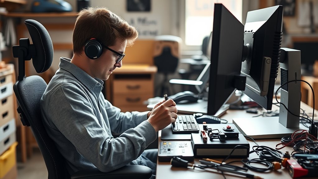 maintain proper ergonomic posture