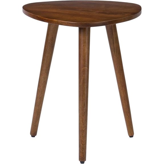 MH London Tri Pin Side Table in Mango Wood
