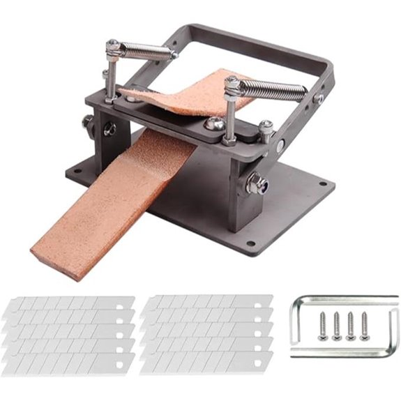 Leather Skiver Manual Leather Thinning Machine with Blades