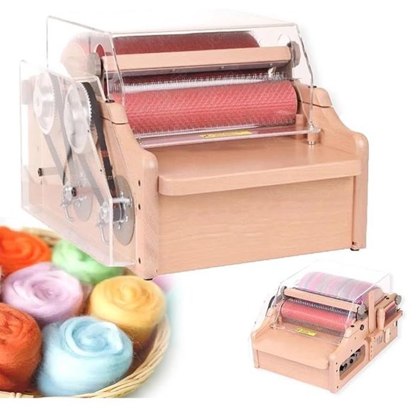 Manual Wool Carding Machine for Felt and Fiber Blending