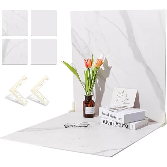 BEIYANG Marble Photography Backdrop Boards (2 Pack)