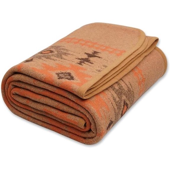 ACUSHLA Merino Wool Blanket for Bed and Couch