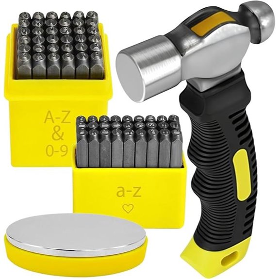 metal stamping letter kit