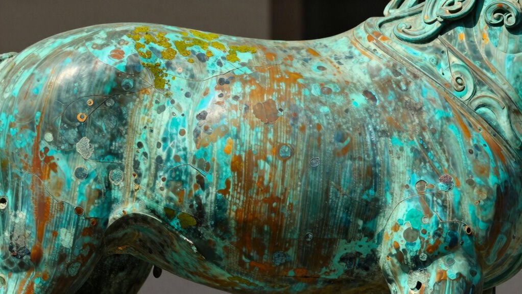 metal surface color change