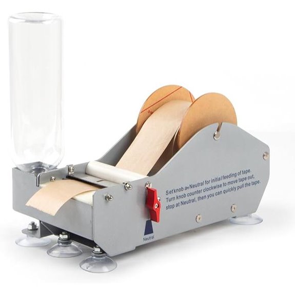 Metal Water Activated Tape Dispenser with Auto Water Supply