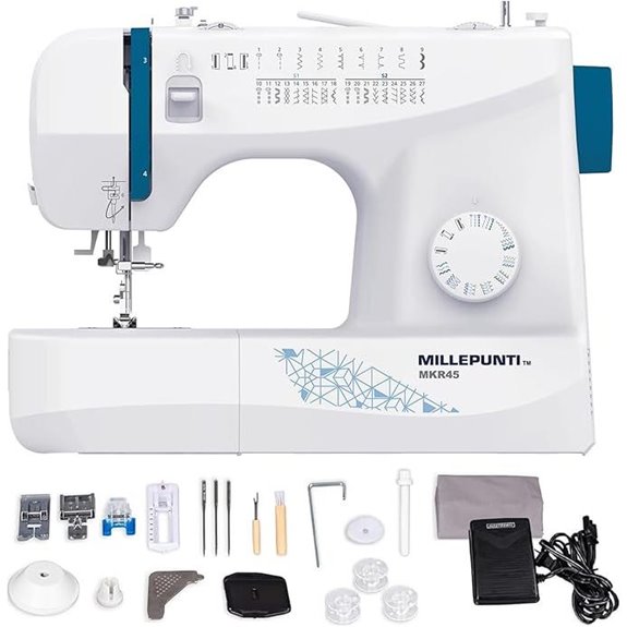 MILLEPUNTI MKR45 Sewing Machine with Accessories