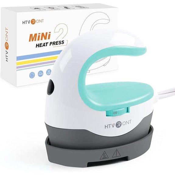 HTVRONT Mini Heat Press Machine for T-Shirts and Hats