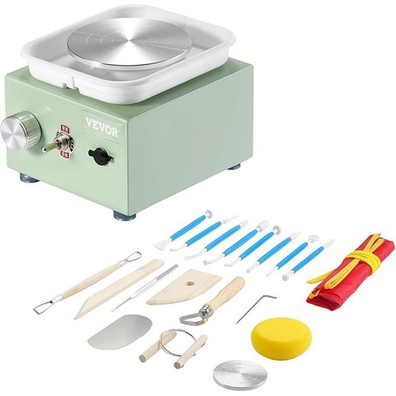 VEVOR Mini Pottery Wheel Kit with Accessories