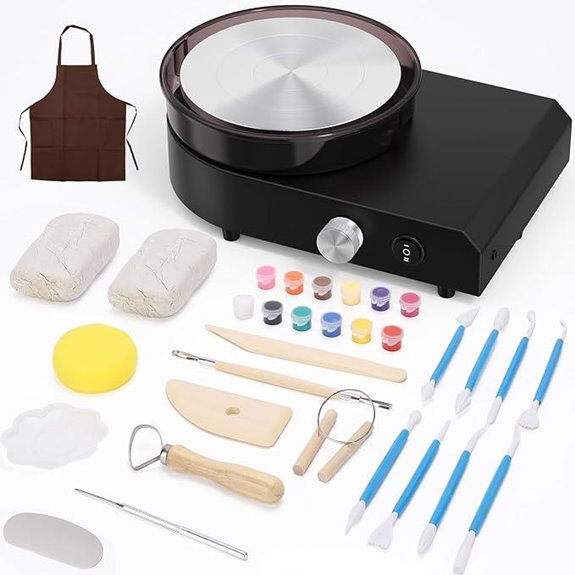 30W Mini Pottery Wheel Kit for Kids and Beginners