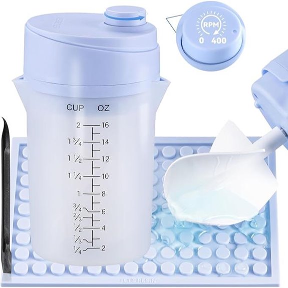 LET’S RESIN Mini Auto Resin Mixer with Cup