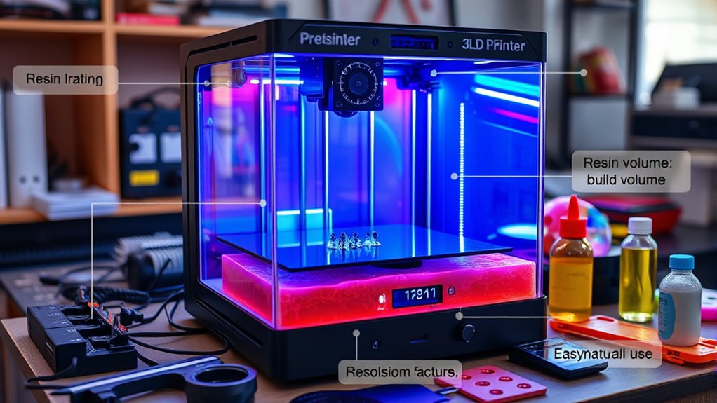 miniature resin printer considerations