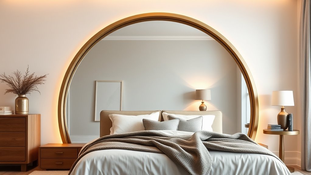 mirror size and material