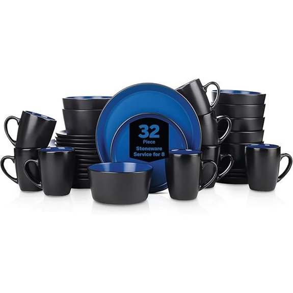 Stone Lain Albie 32-Piece Modern Dinnerware Set