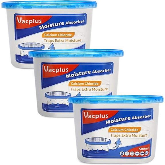 Vacplus Moisture Absorbers - 3 Pack Humidity Control
