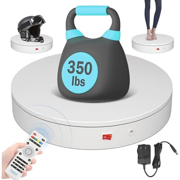 Motorized 12.6In Rotating Display Turntable