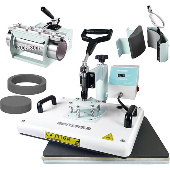 BetterSub 5-in-1 Heat Press Machine with Accessories