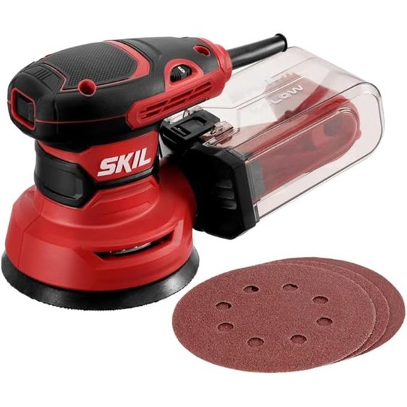 SKIL 5” Orbital Sander with Dust Box & Sheets