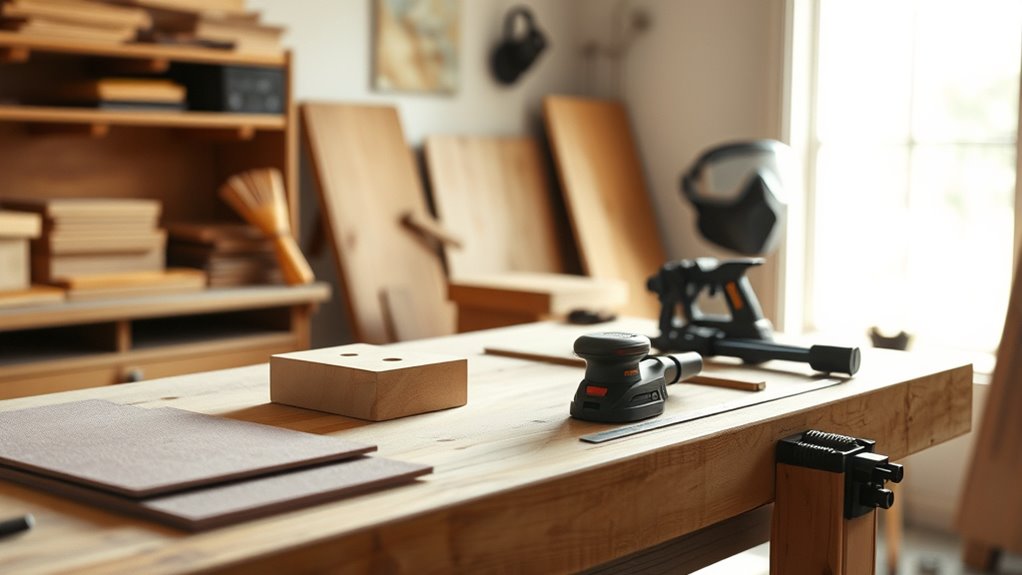 organize tools and lighting