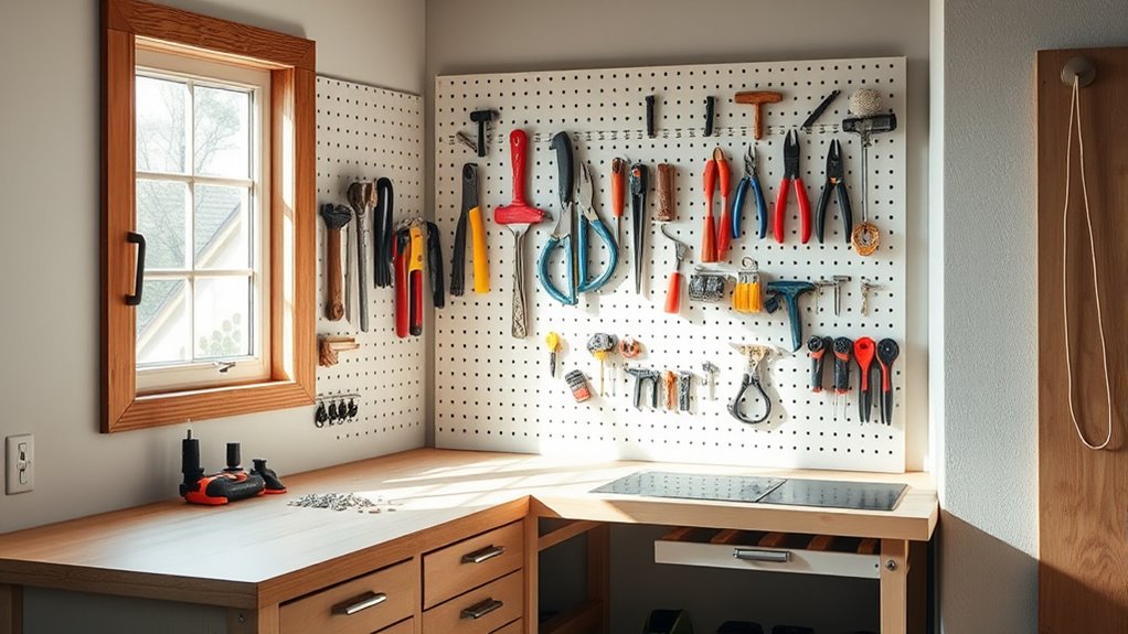 organized boundary focused workspace design