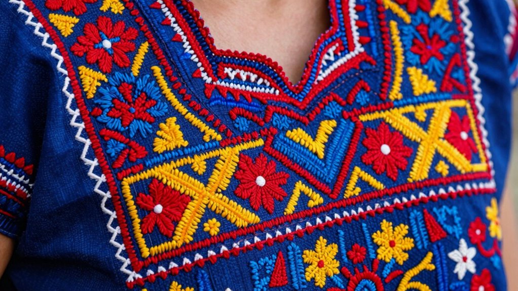 otom embroidery traditional symbolism