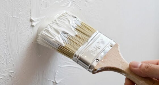 overloading brush causes uneven coats