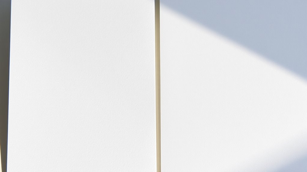 paper texture affects pigment blending