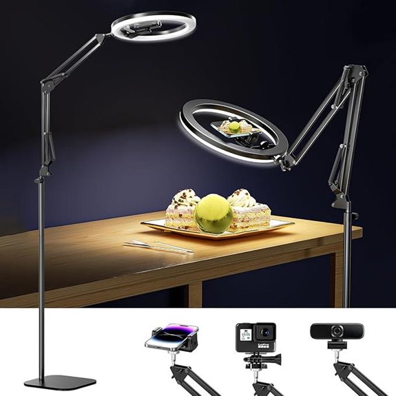 UBeesize 12 Ring Light Tripod for Content Creation