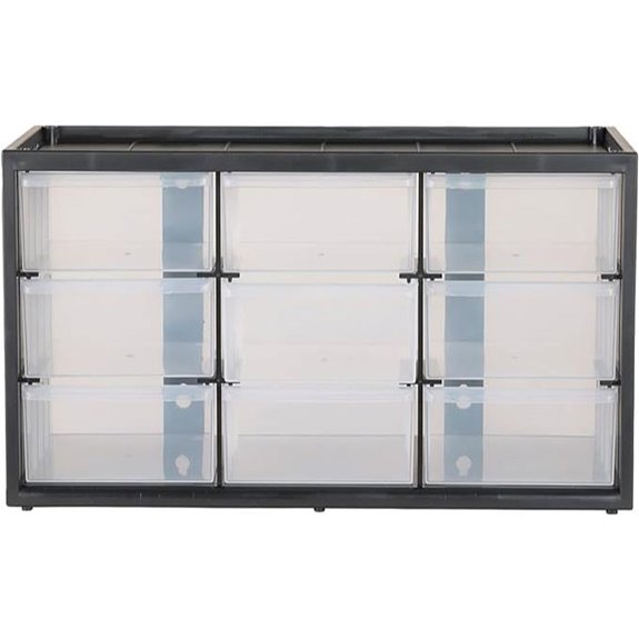 Craftsman 9-Compartment Plastic Storage Organizer