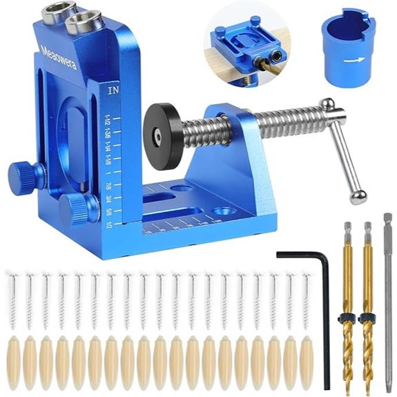 Pocket Hole Jig Kit with Screws and Guide
