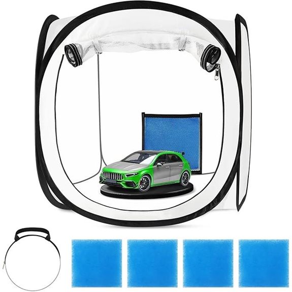 Pop Up Paint Booth 17x17x17 Inch Portable Spray Tent
