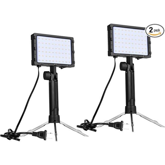 EMART 60 LED Portable Photography Lighting Kit (2-Pack)