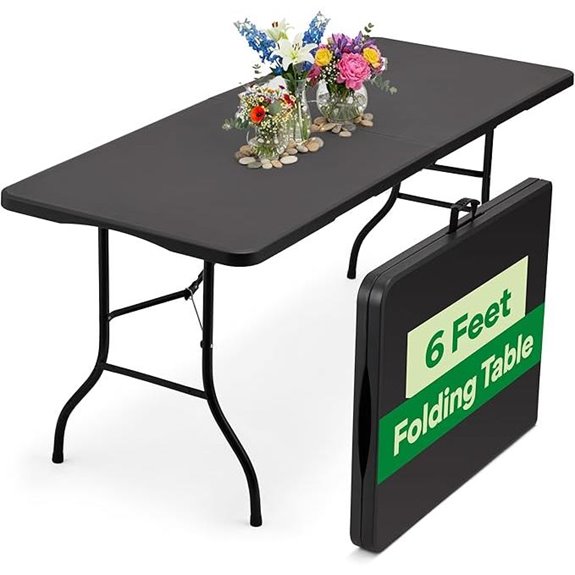 EconoHome 6ft Folding Table with Handle