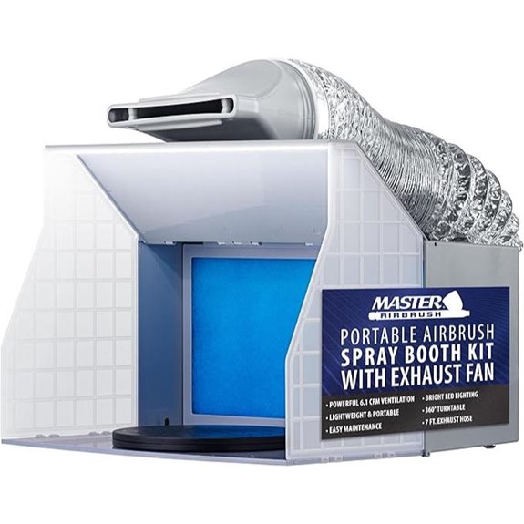 Master Airbrush Portable Spray Booth Kit