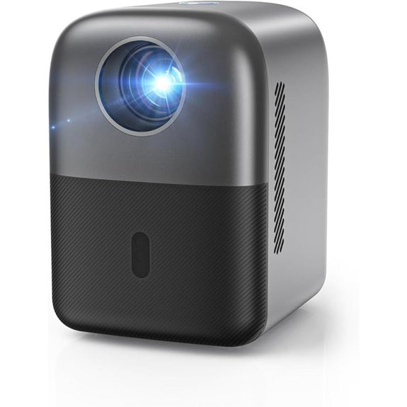 GROVIEW Mini Bluetooth Portable Projector with Zoom