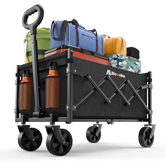 Foldable Collapsible Utility Wagon with Wheels
