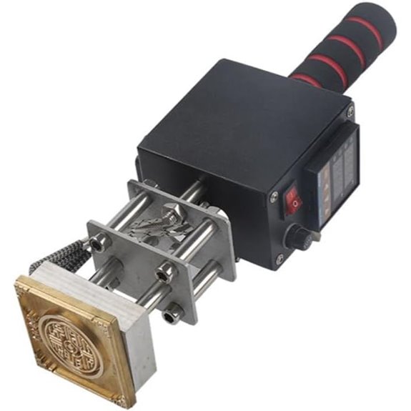 Portable Handheld Embossing Machine with Digital Heat Press