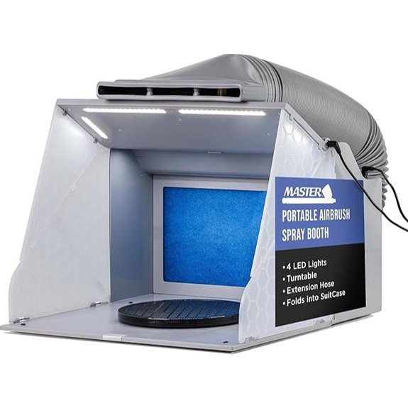 Master Airbrush Portable Spray Booth Kit with Dual Fans