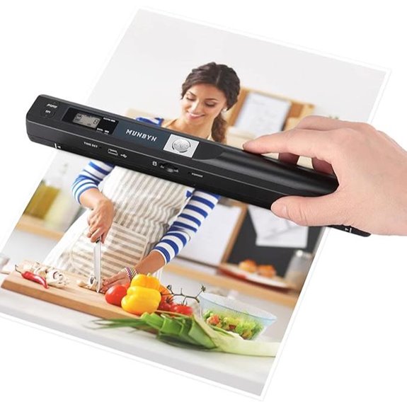 MUNBYN Portable Flatbed Scanner with SD Card