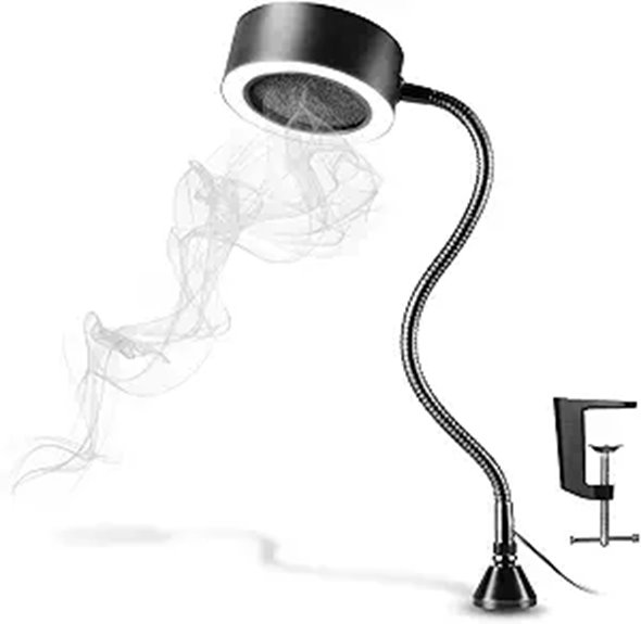 SainSmart Portable Fume Extractor with LED Lights